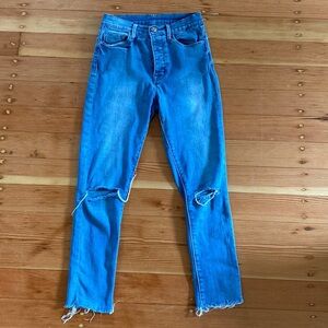 BDG Twig High Rise Distressed Denim Ankle‎ Length Jeans 27